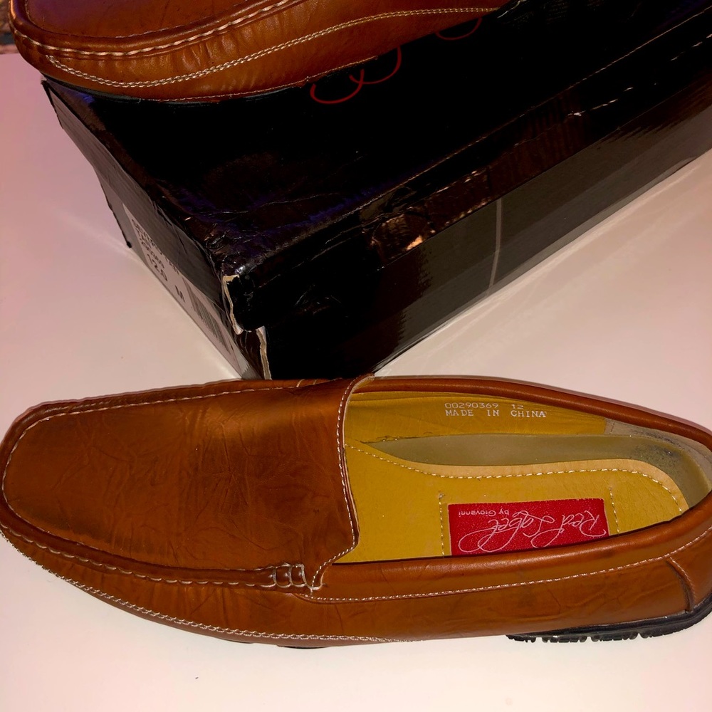 Men’s Brown Loafers Red Label by Giovanni size 12